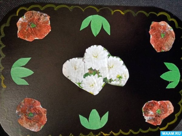 Аппликация декупаж для детей подготовительной группы