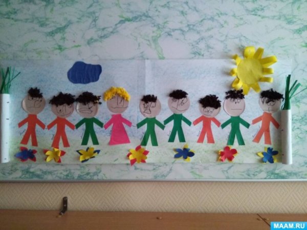 Коллективная поделка с детьми в детском саду