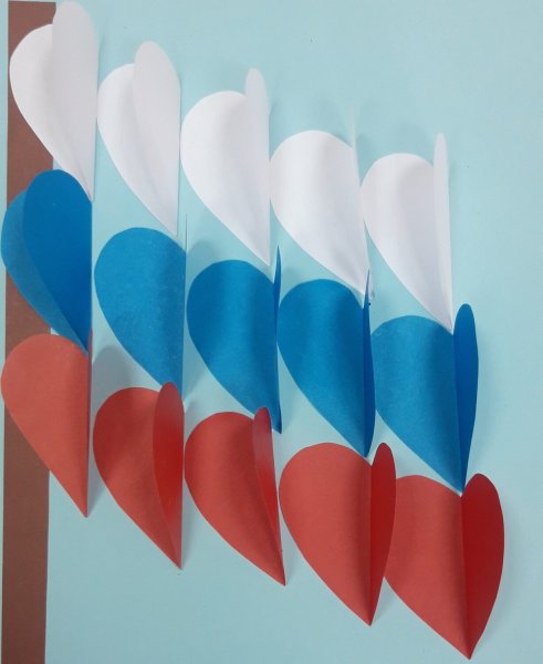 Аппликация ко Дню России