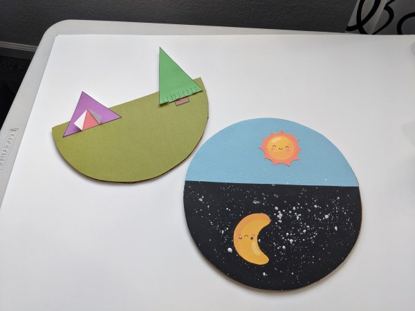 Поделка день и ночь для детей