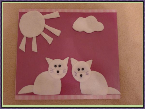 Аппликация из ва ных дисков