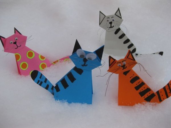 Аппликация коты