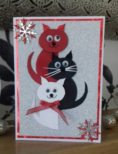 Аппликация котенок