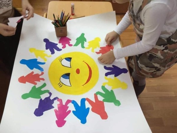 Аппликация на тему день единства