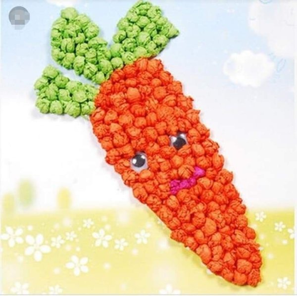 Поделки из комочков бумаги