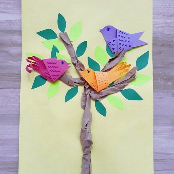 Аппликация Весна