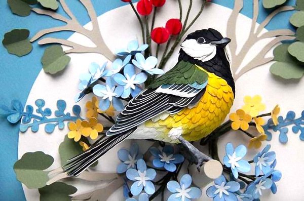 Весенняя аппликация