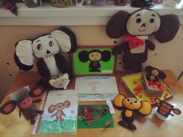 Поделка Чебурашка на конкурс