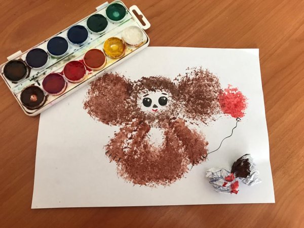 Поделка Чебурашка