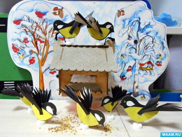 Синичкин день в детском саду поделки