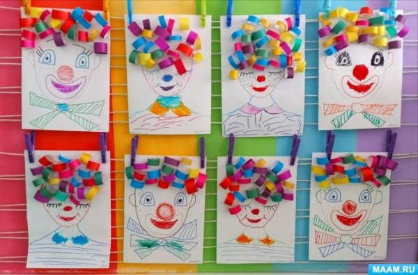 Аппликация ко Дню смеха