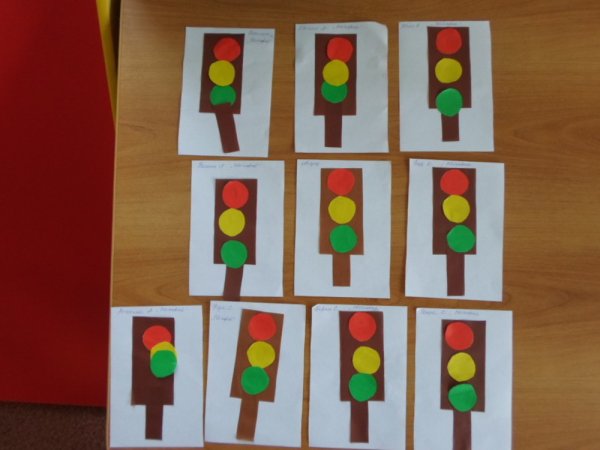 Лепка светофор в средней группе