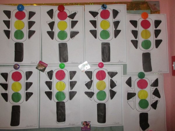 Поделка светофор в средней группе
