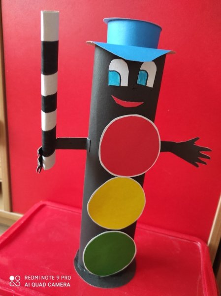 Светофор поделка для детского сада