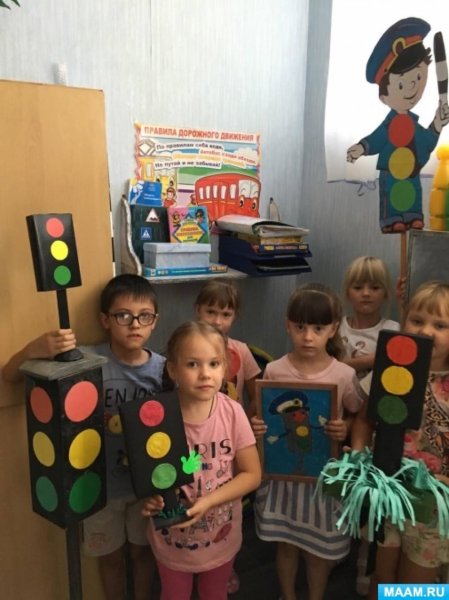 Поделка светофор в средней группе