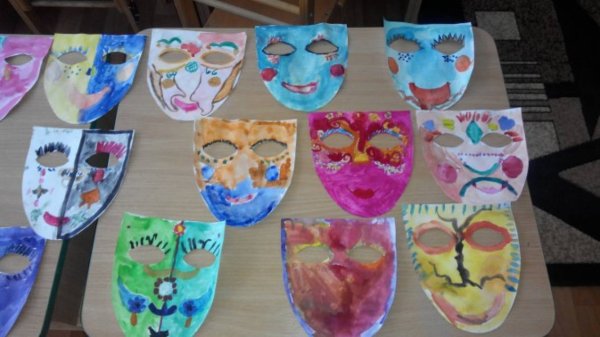 Аппликация на тему театр