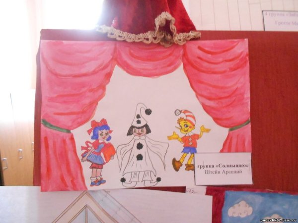 Рисование в ДОУ на тему театр