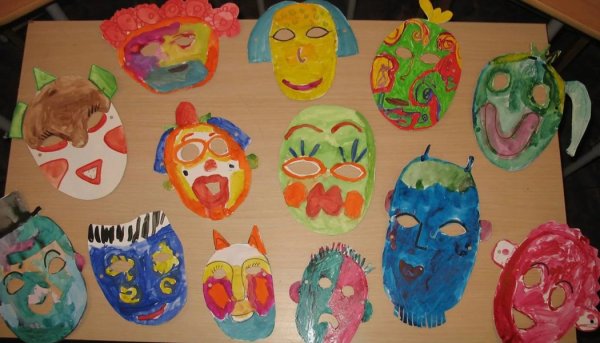 Аппликация на тему театр