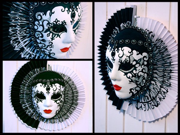 Маска бумагопластика