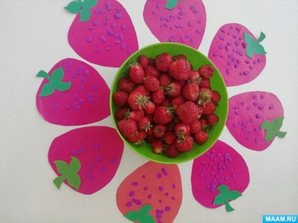 Лепка по теме ягоды в старшей группе