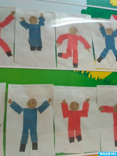 Аппликация на тему здоровье