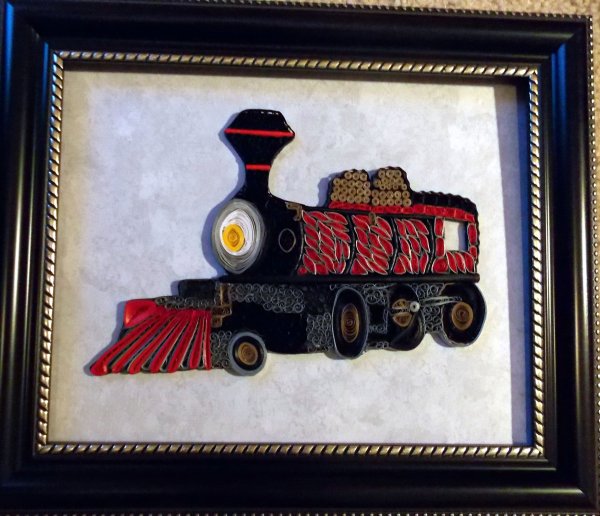 Поделка паровозик