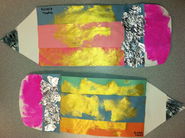 Аппликация ко Дню знаний в детском саду