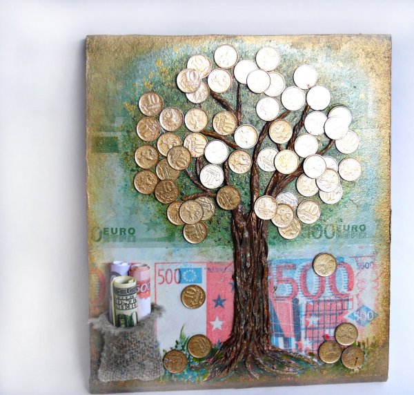 Денежное дерево подарок на свадьбу