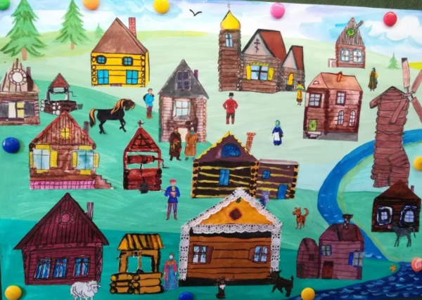 Деревня деревянныймиир