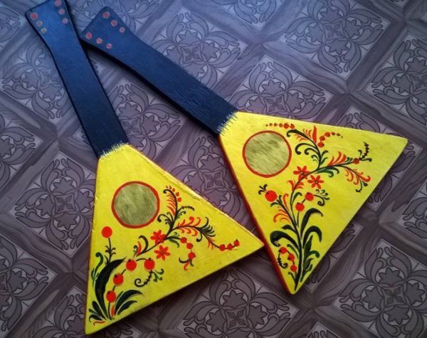 Расписная балалайка для детей