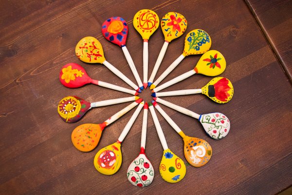 Ложка деревянная Расписная