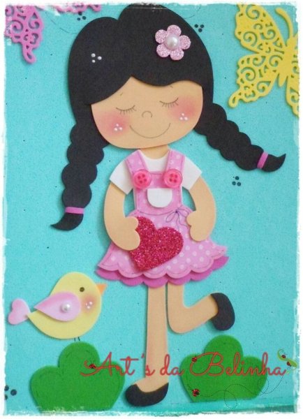 Аппликации для девочек