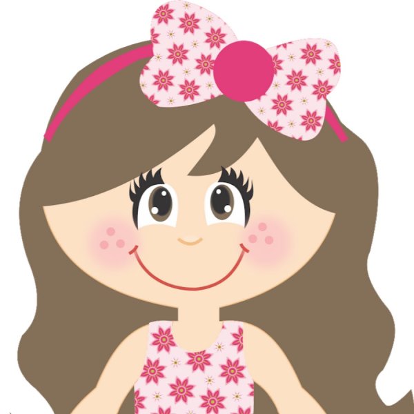 Аппликация девочки с волосами