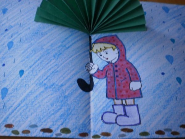 Поделка дождь