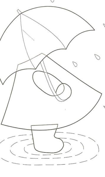 Поделка дождик для малышей