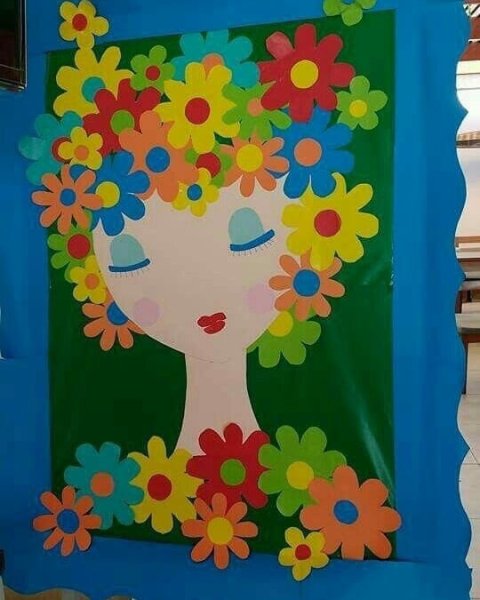 Девушка Весна поделка