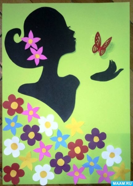 Аппликация Весна