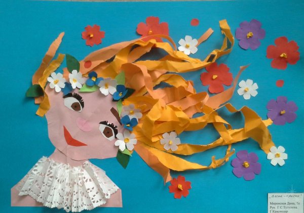 Весенняя аппликация