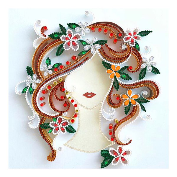 Панно "девушка"