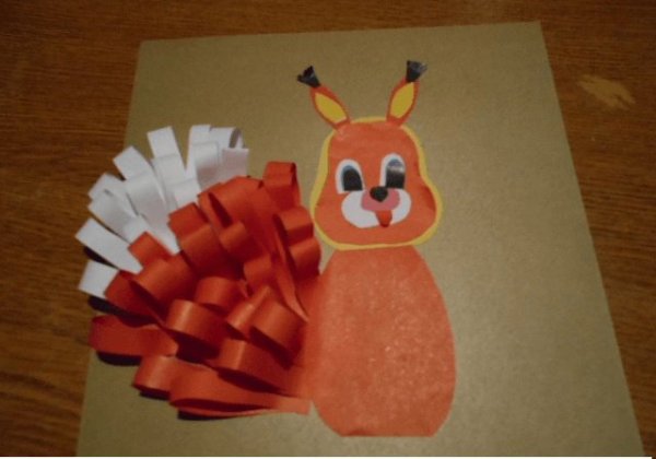 Аппликация Дикие животные в старшей группе