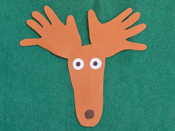 Аппликация ладошки