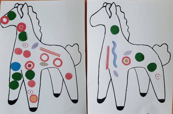 Дымковская игрушка лошадка раскраска цветная