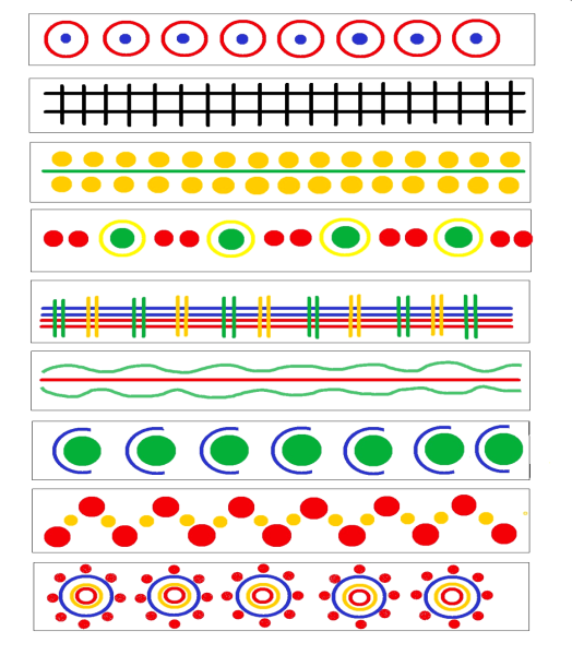 Элементы Дымковская элементы росписи