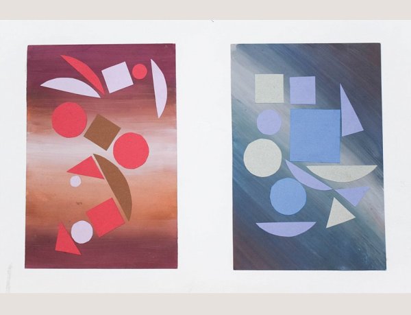 Композиция из геометрических фигур