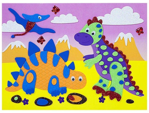 Аппликация из мягкого пластика