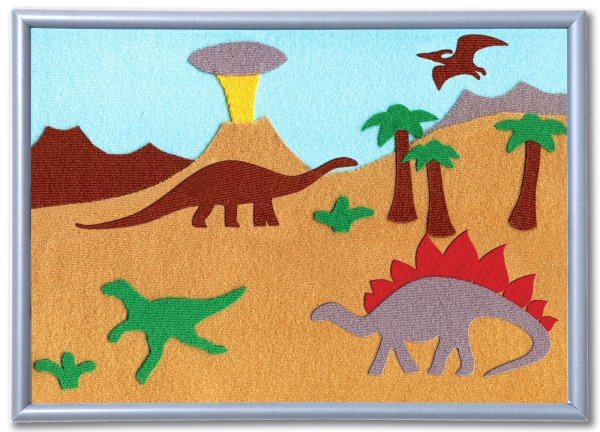 Аппликация динозавр