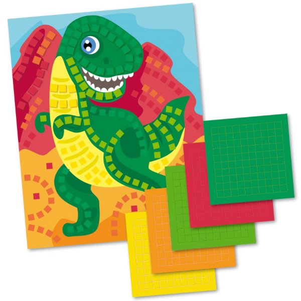 Набор для творчества аппликация динозавр Десятое королевство 02801дк