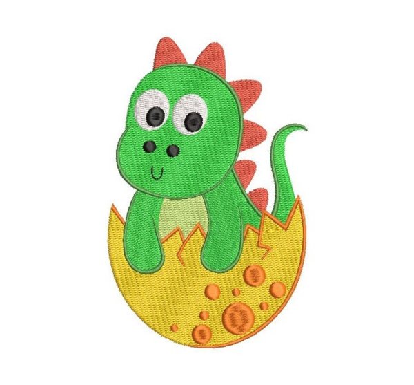 Аппликация Динозаврик