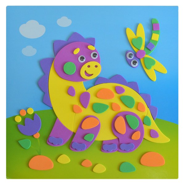 Аппликация динозавр