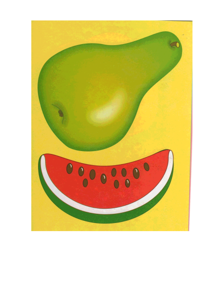 Аппликация. Сахарный Арбуз